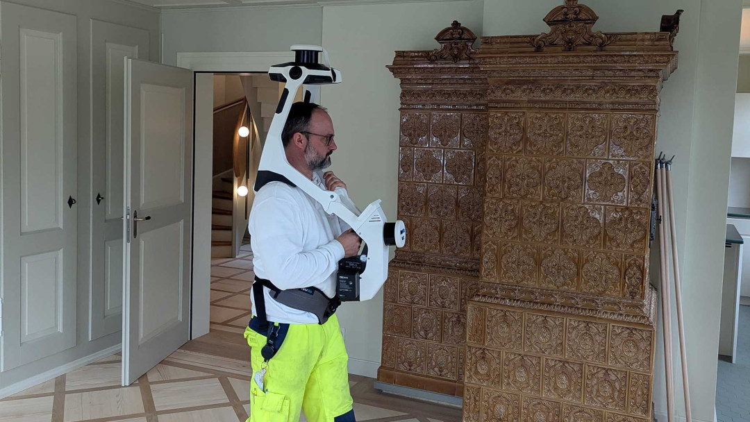 Mobiles Laserscanning mit NavVis, Stefan Nüesch, Gebäudeaufnahme, ING PLUS