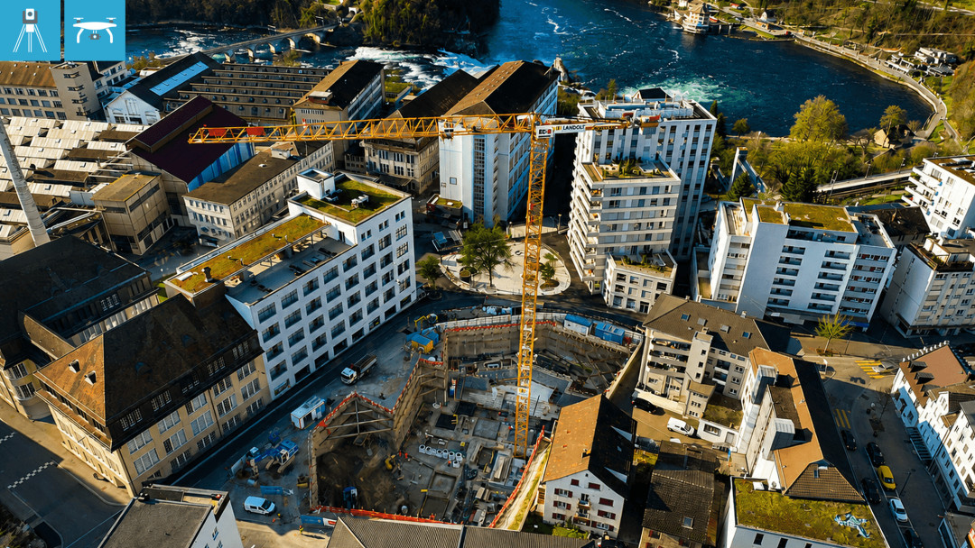 Neuhausen SH, «Five Corners», Vermessung und Beweissicherung