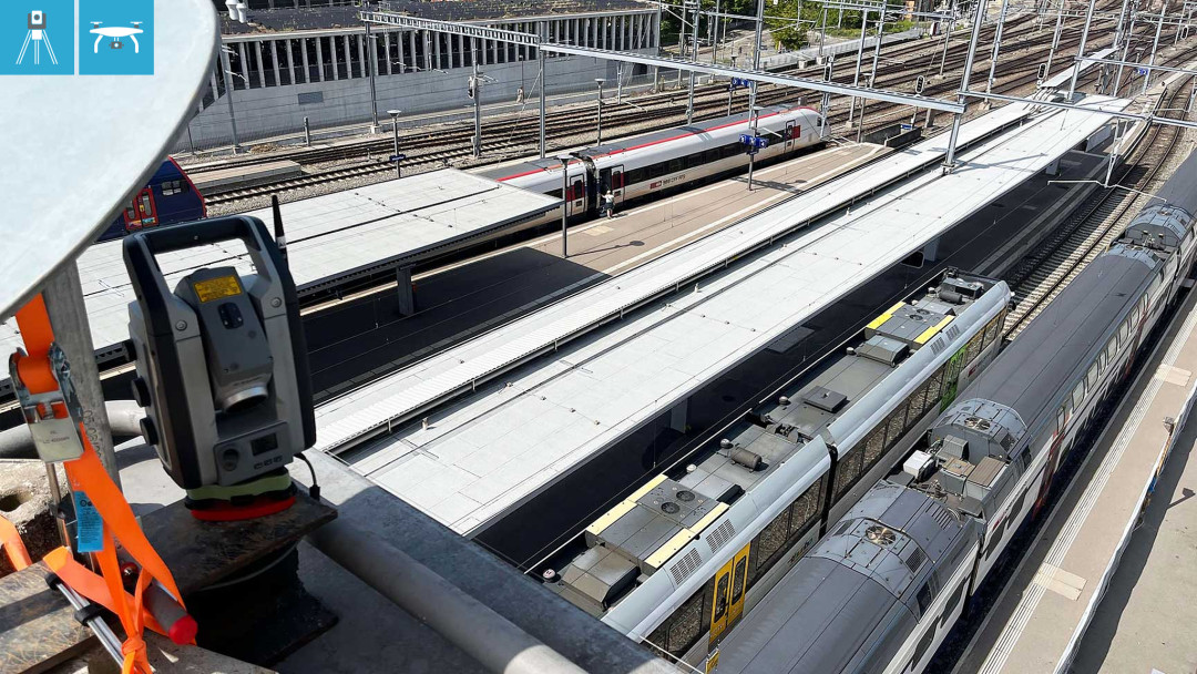 Winterthur ZH, «Stellwerk 2», Vermessung und Beweissicherung, ING PLUS