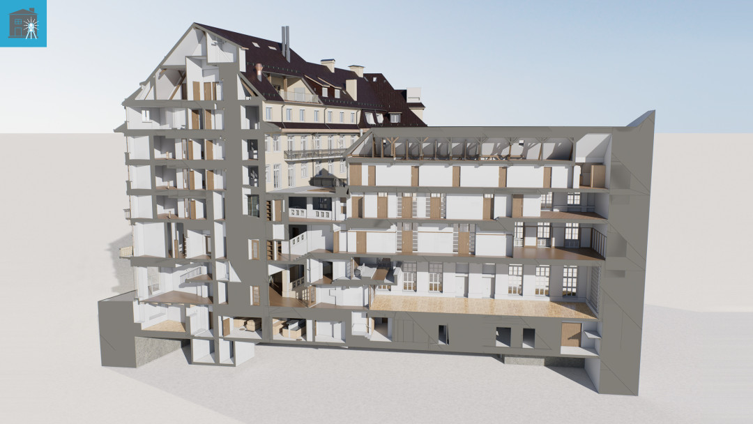 Zürich ZH, «Glockenhof», Gebäudeaufnahme, ING PLUS