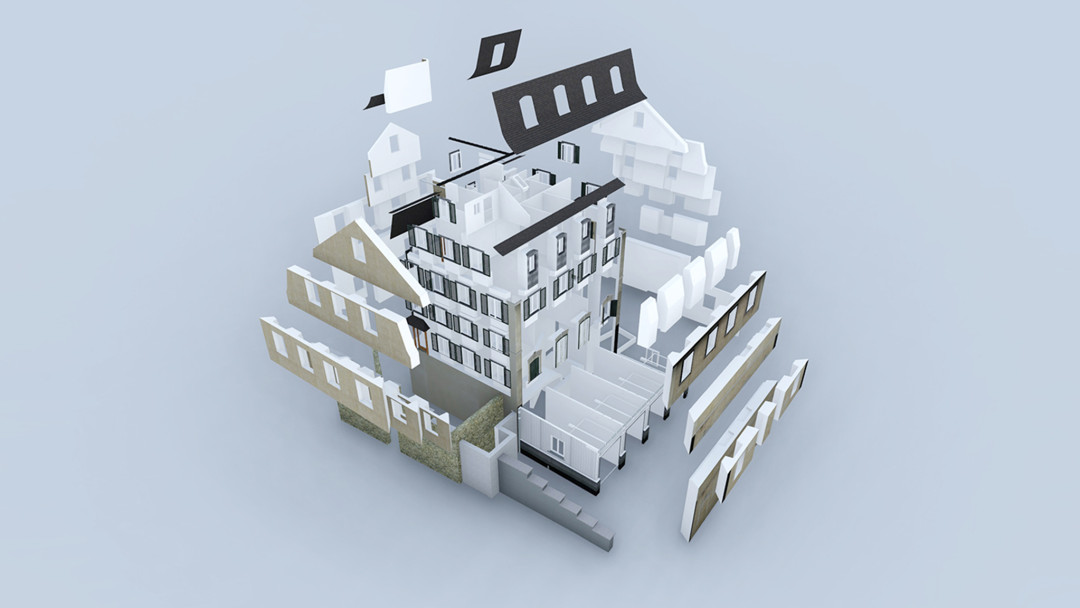 3D-Modellierung aus Gebäudevermessung. ING PLUS