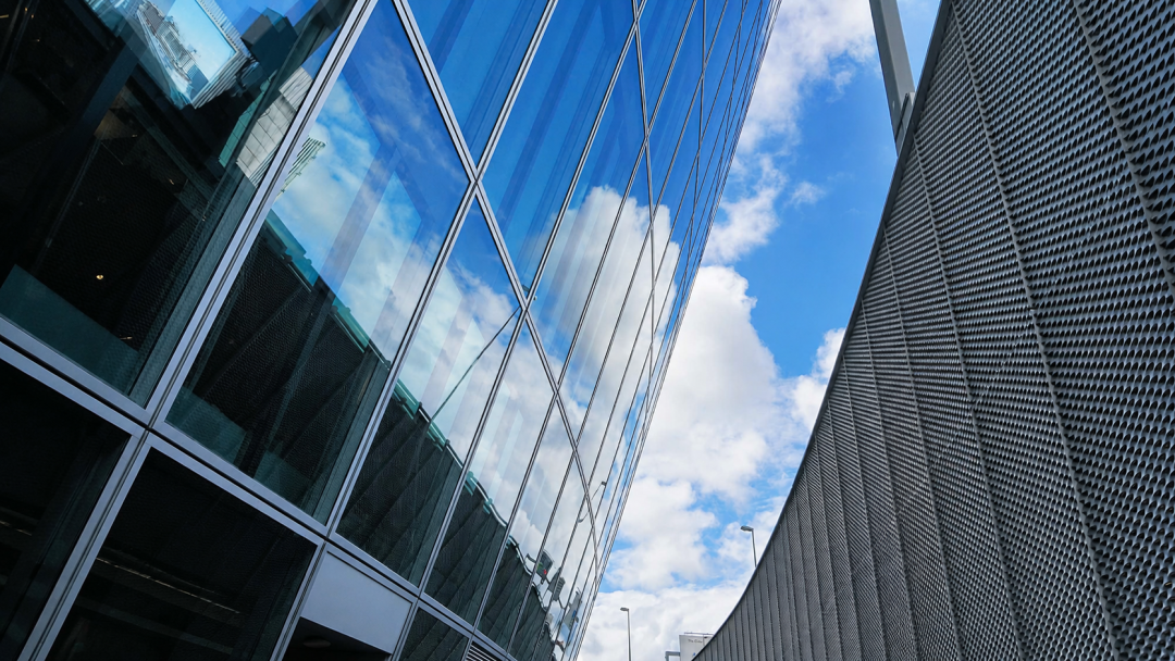 Büroausbau Oracle, Laserscanning, Bestandsaufnahme, Glassfassade, ING PLUS