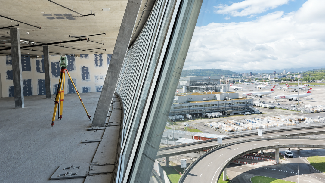 Büroausbau Oracle, Laserscanning, Tachymeter, Innenausbau, ING PLUS