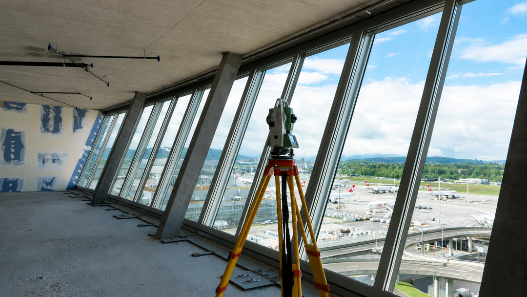 Büroausbau Oracle, Vermessung, Flughafenblick, ING PLUS
