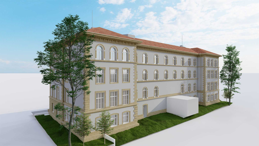 Winterthur. ZHAW Campus als 3D-Modell. ING PLUS