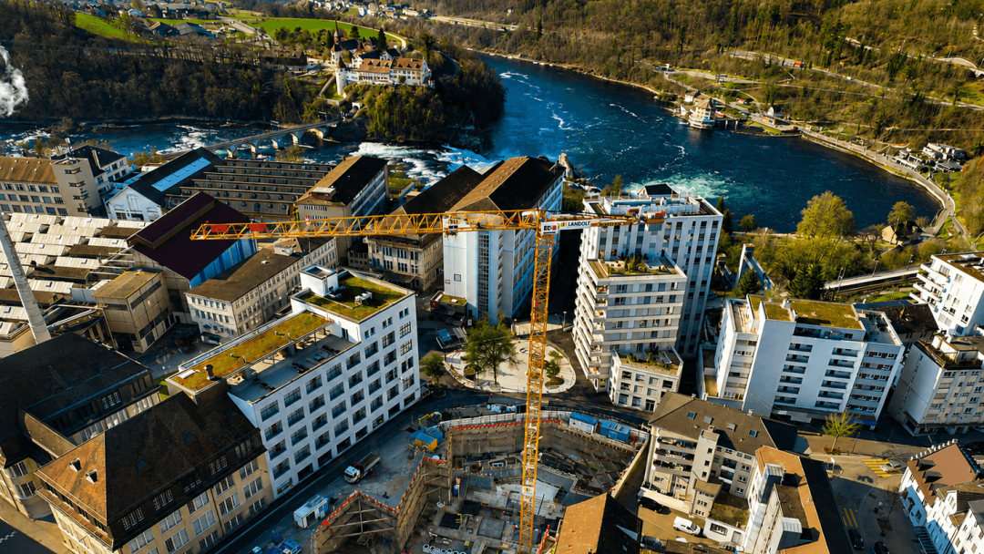 Five Corners, Neuhausen, 3D Modell, Gesamtansicht, Baugrube, ING PLUS