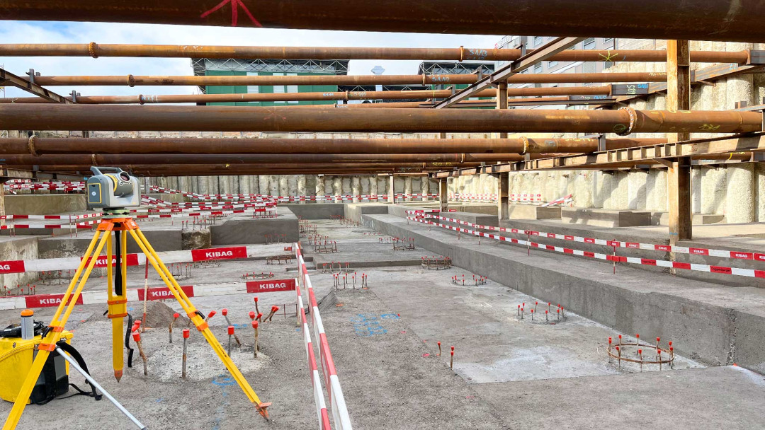 Neubau Diamant, Spezialmessungen, Geodätische Überwachung, ING PLUS