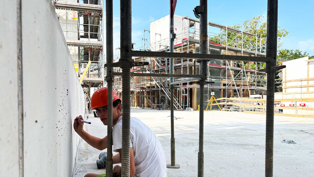 Fotos Neubau Wohnüberbauung Zypressenstrasse, Bauvermessung, ING Plus