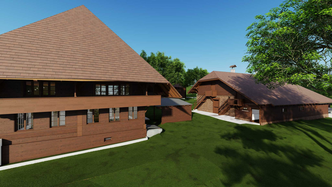 Fotos Umbau Bauernhaus, 3D Laserscanning, Scheunentrakt, ING PLUS
