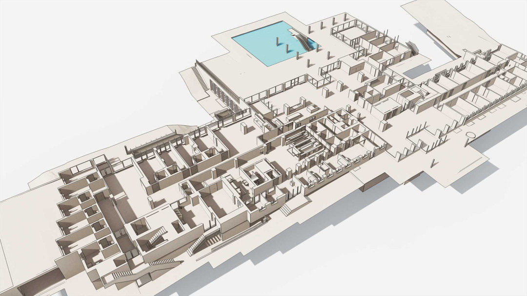 Alterszentrum Adlergarten Winterthur, 3D-Modell Luftaufnahme, ING PLUS