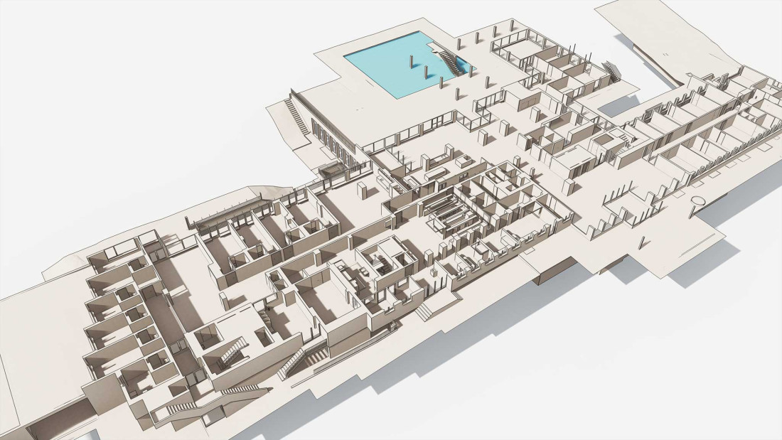 Fotos Alterszentrum Adlergarten Winterthur, 3D-Modell Luftaufnahme, ING PLUS