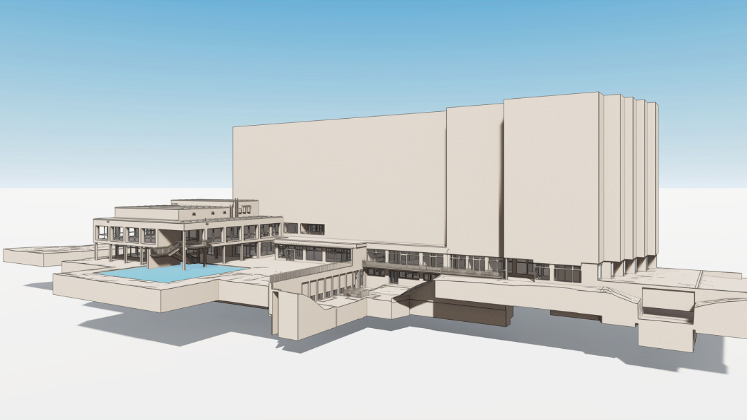 Alterszentrum Adlergarten Winterthur, ArchiCAD Gesamtansicht, ING PLUS
