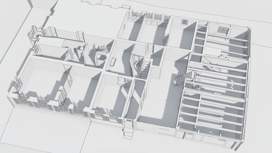 Winterthur ZH, 3D-Grundriss aus Gebäudevermessung, ING PLUS