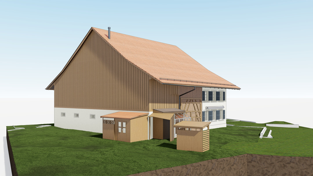 Effretikon ZH, 3D-Modellierung aus Gebäudeaufnahme, ING PLUS