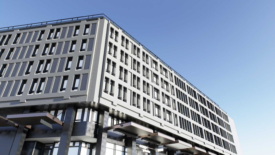 Umbau Gewerbeliegenschaft, 3D Laserscanning, Detailfassade, ING PLUS
