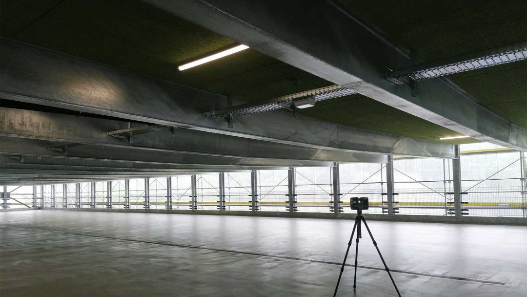 Neubau Parkhaus, Bestandsaufnahme, Bauarbeiten, Parkdeck, ING PLUS