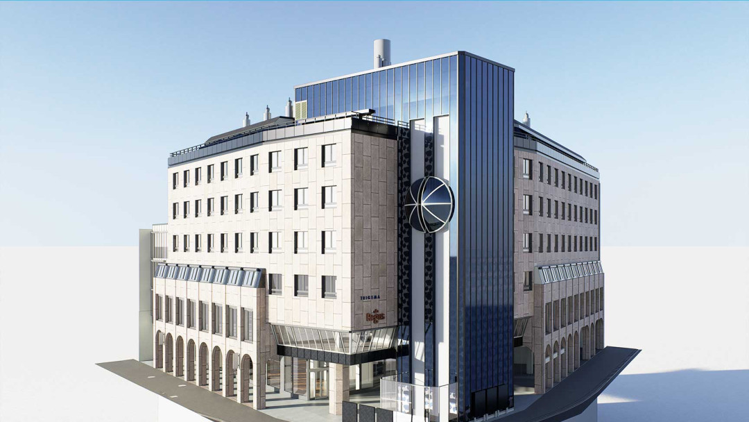 Sanierung Wohn- und Geschäftshaus, 3D Modell, Geschäftshaus, ING PLUS