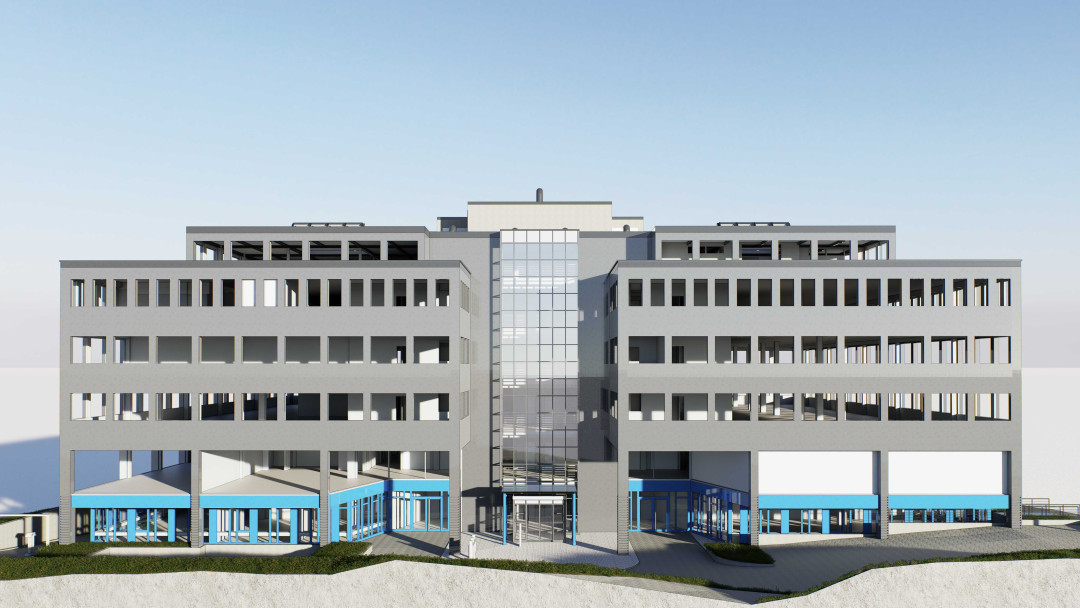 Sanierung Geschäftshaus, 3D-Laserscanning, Hauptfassade, ING PLUS