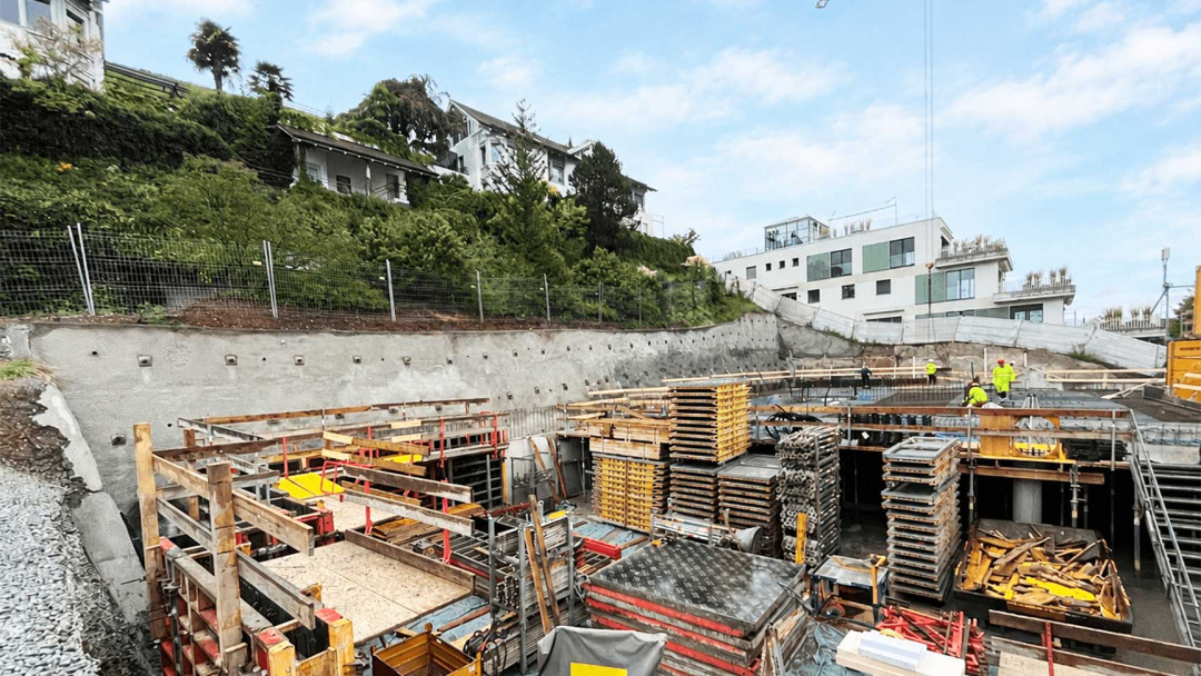 Neubau MFH, Bauvermessung, Rohbau, ING PLUS